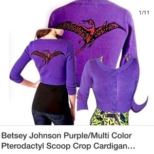 Rare vintage Betsey Johnson crew neck sweater
